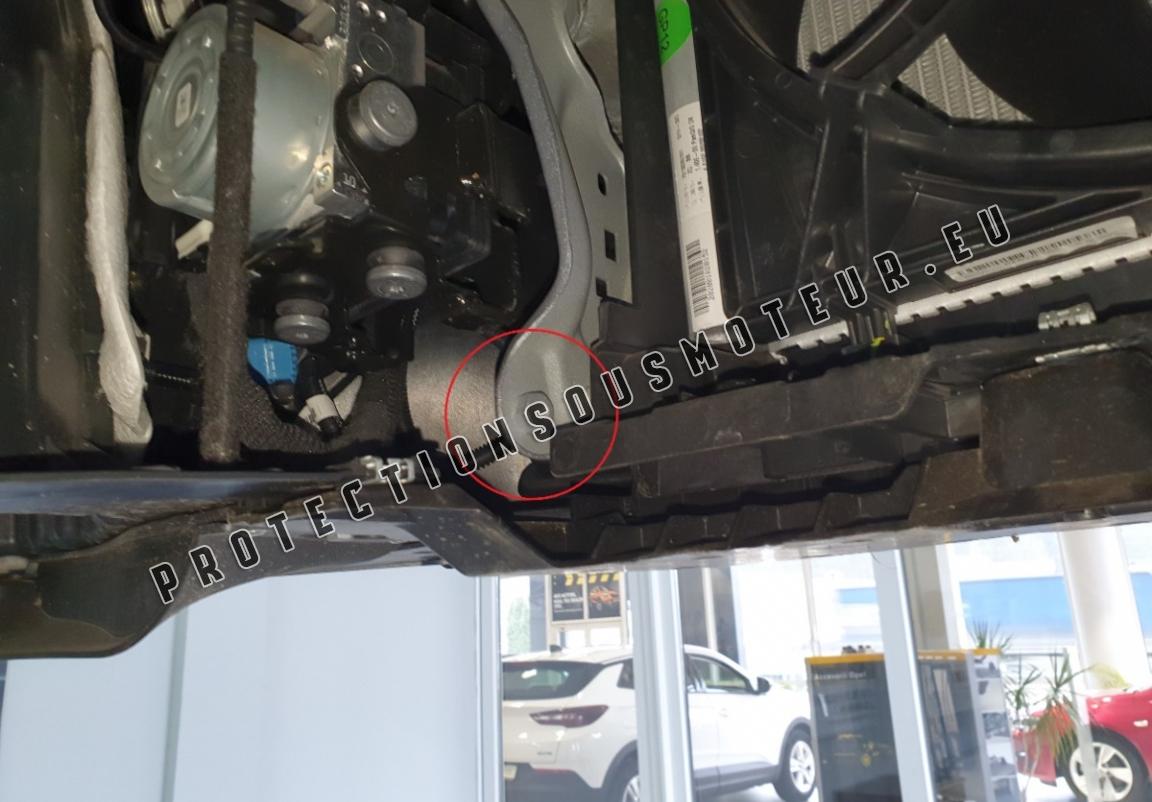 Protection sous moteur et de la boîte de vitesse Opel Tigra