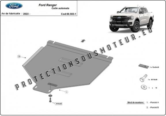 Cache de protection de la boîte de vitesse automatique Ford Ranger