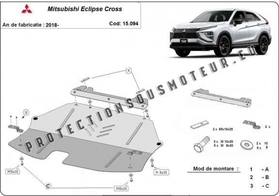 Cache sous moteur et de la boîte de vitesse Mitsubishi Eclipse Cross